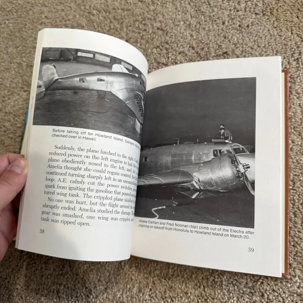 Amelia Earhart Aviation Pioneer The Achievers by Roxane Chadwick Hardcover Book